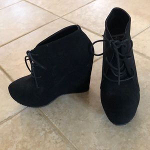 Black Suede Ankle Boots